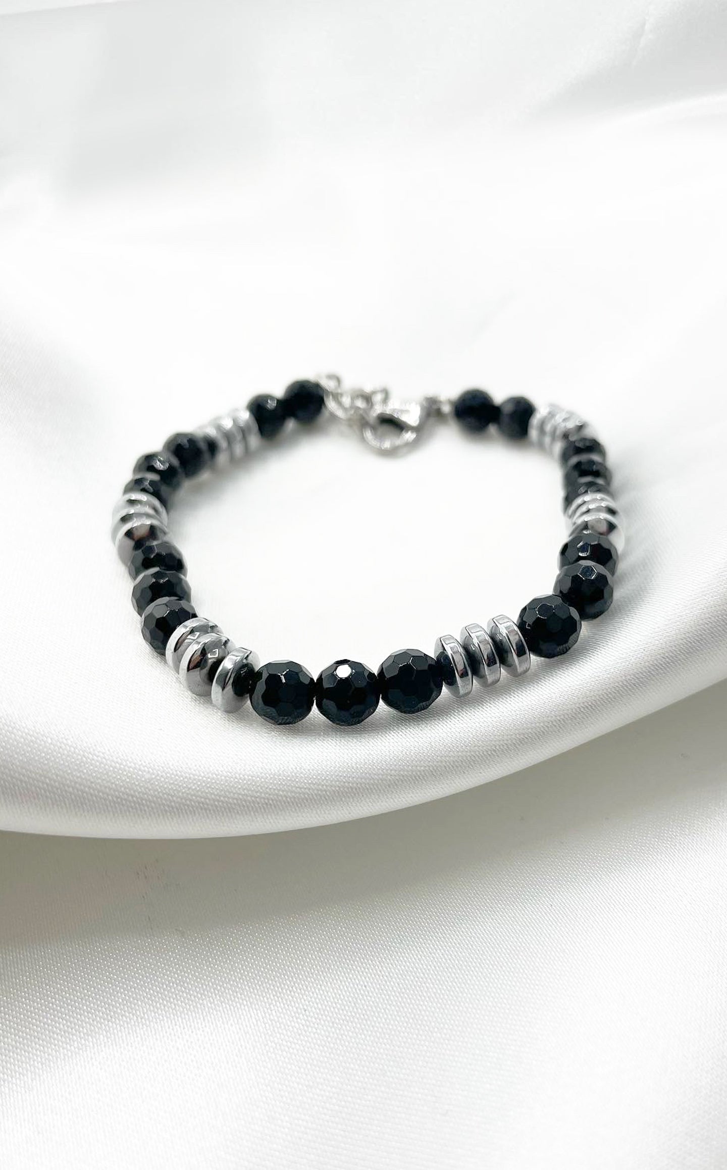 Bracciale Protezione Esterna e Interna - Tormalina, Onice ed Ematite