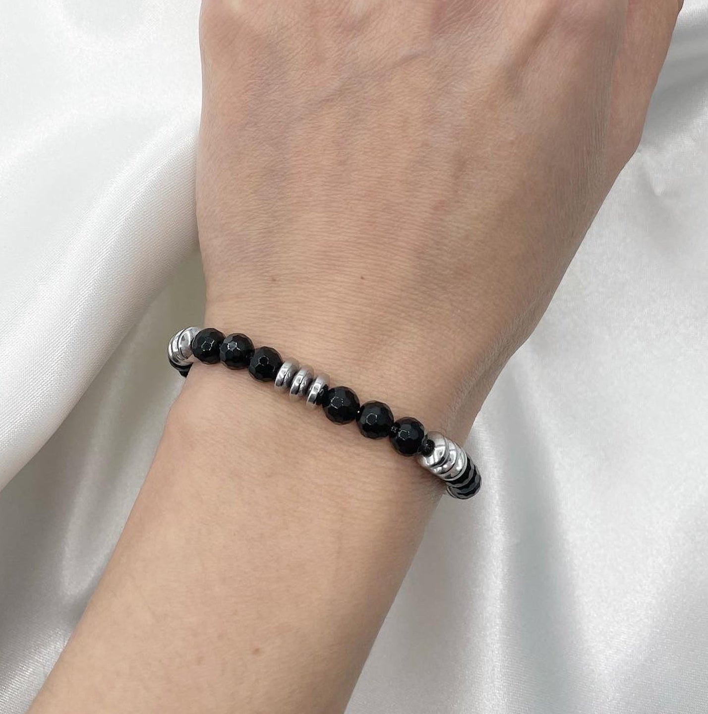 Bracciale Protezione Esterna e Interna - Tormalina, Onice ed Ematite