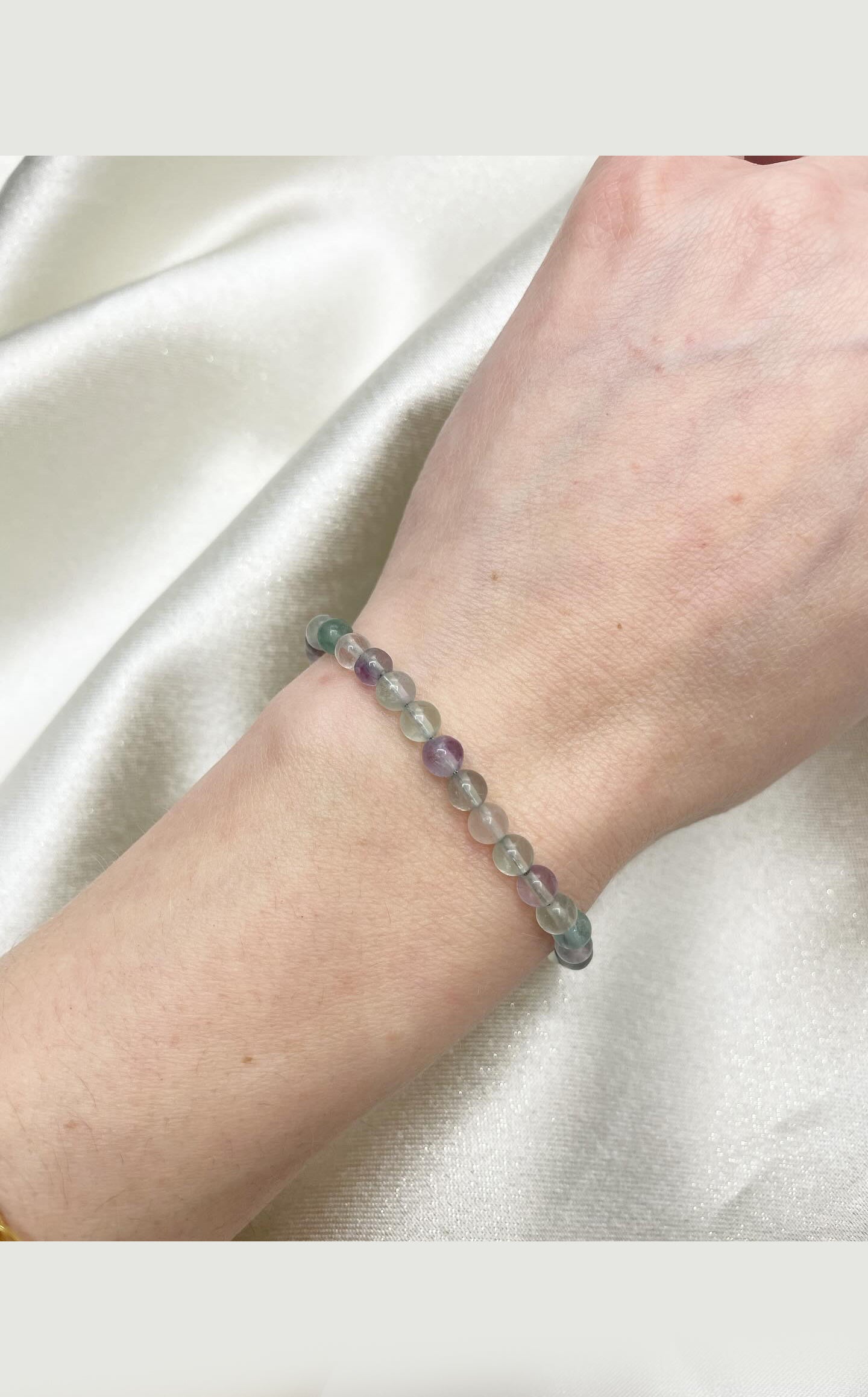Braccialetto Fluorite - sottile