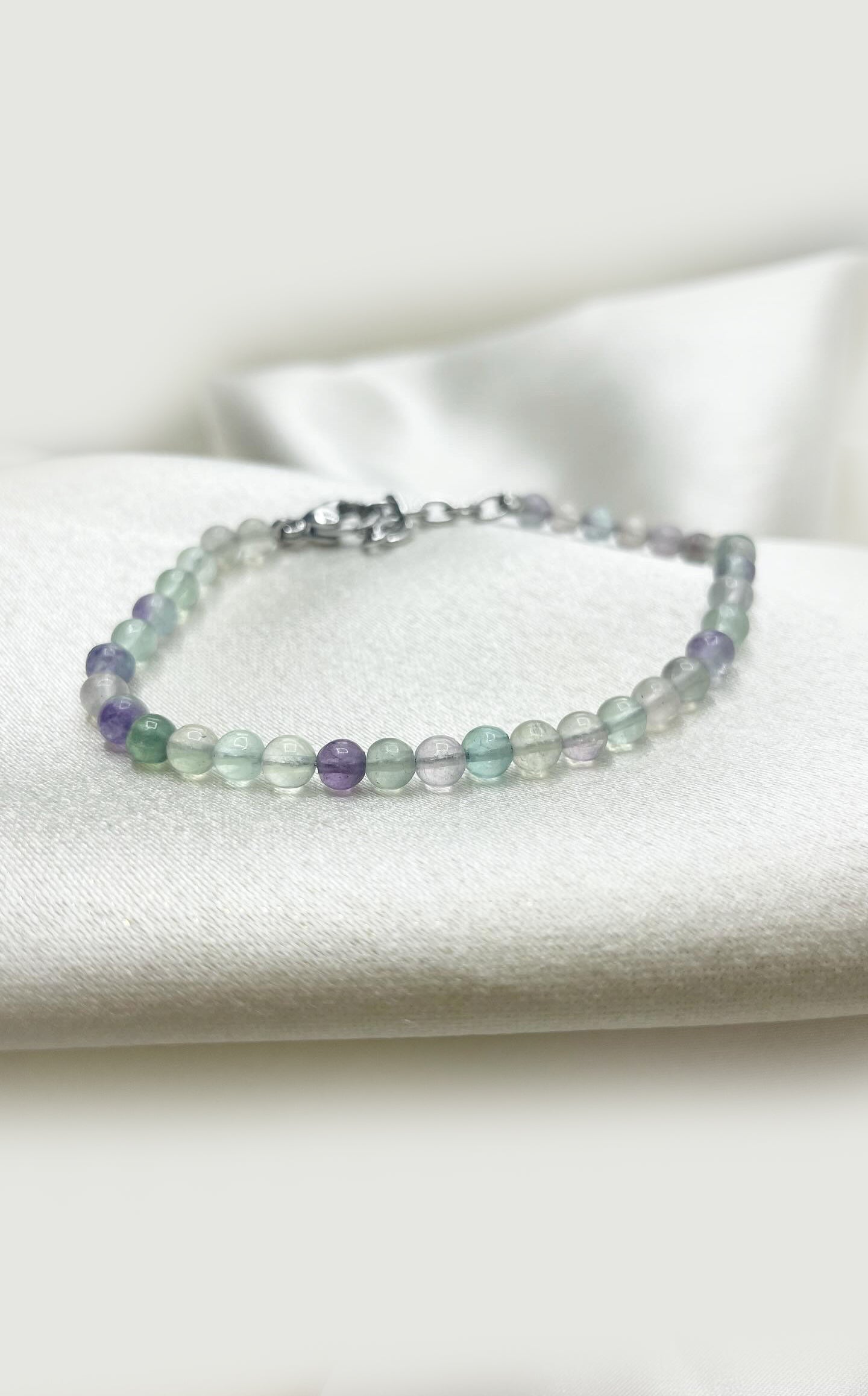 Braccialetto Fluorite - sottile