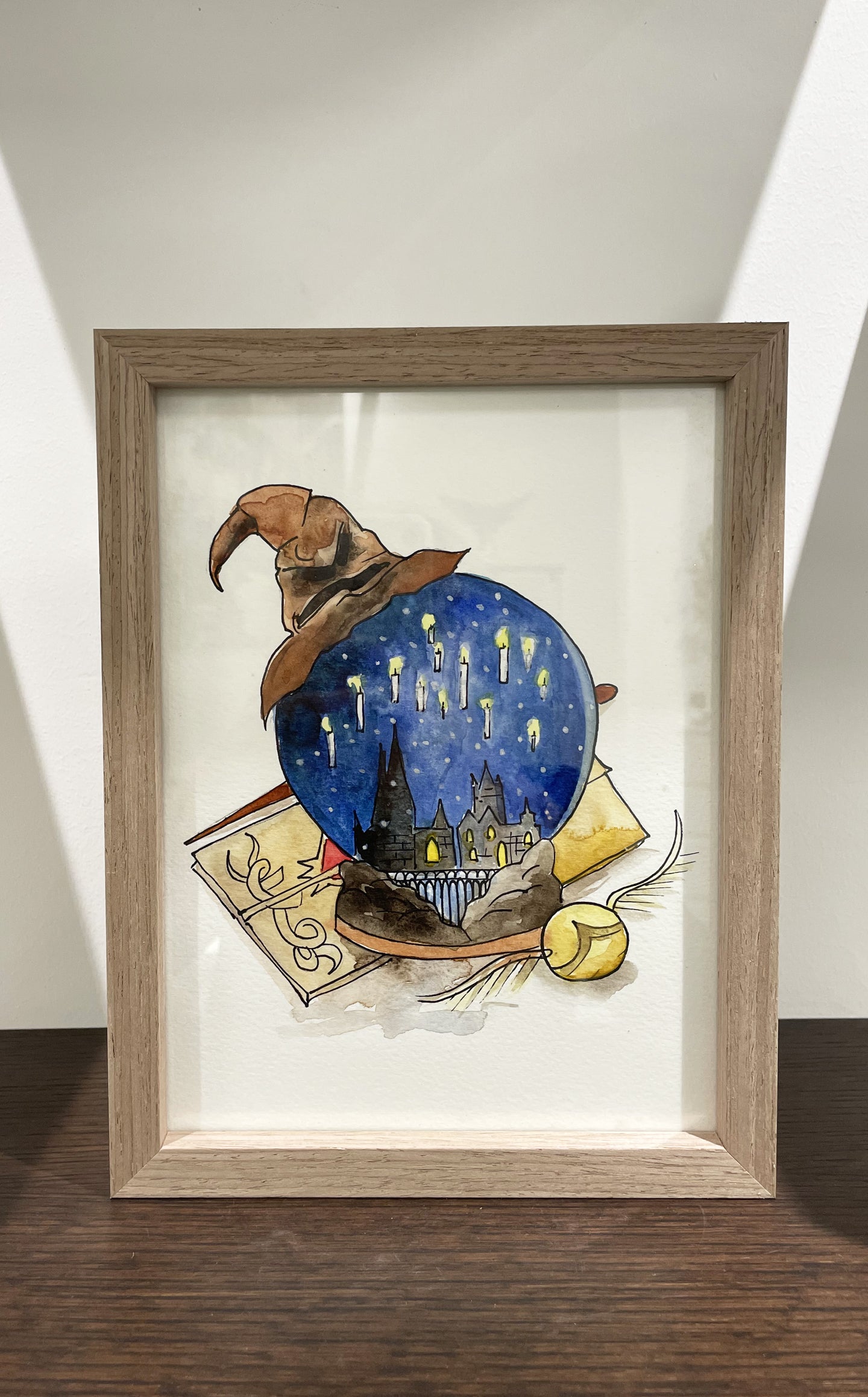 Quadro Hogwarts Sfera - con cornice