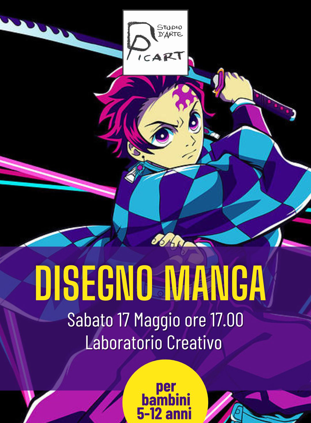 Laboratorio Creativo "DISEGNO MANGA" 17 Maggio 2025