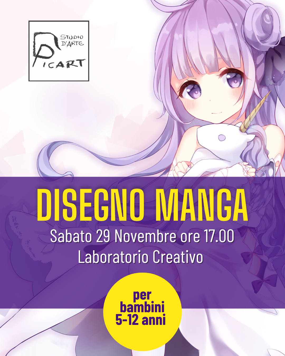 Laboratorio Creativo "DISEGNO MANGA" 29 Novembre 2025