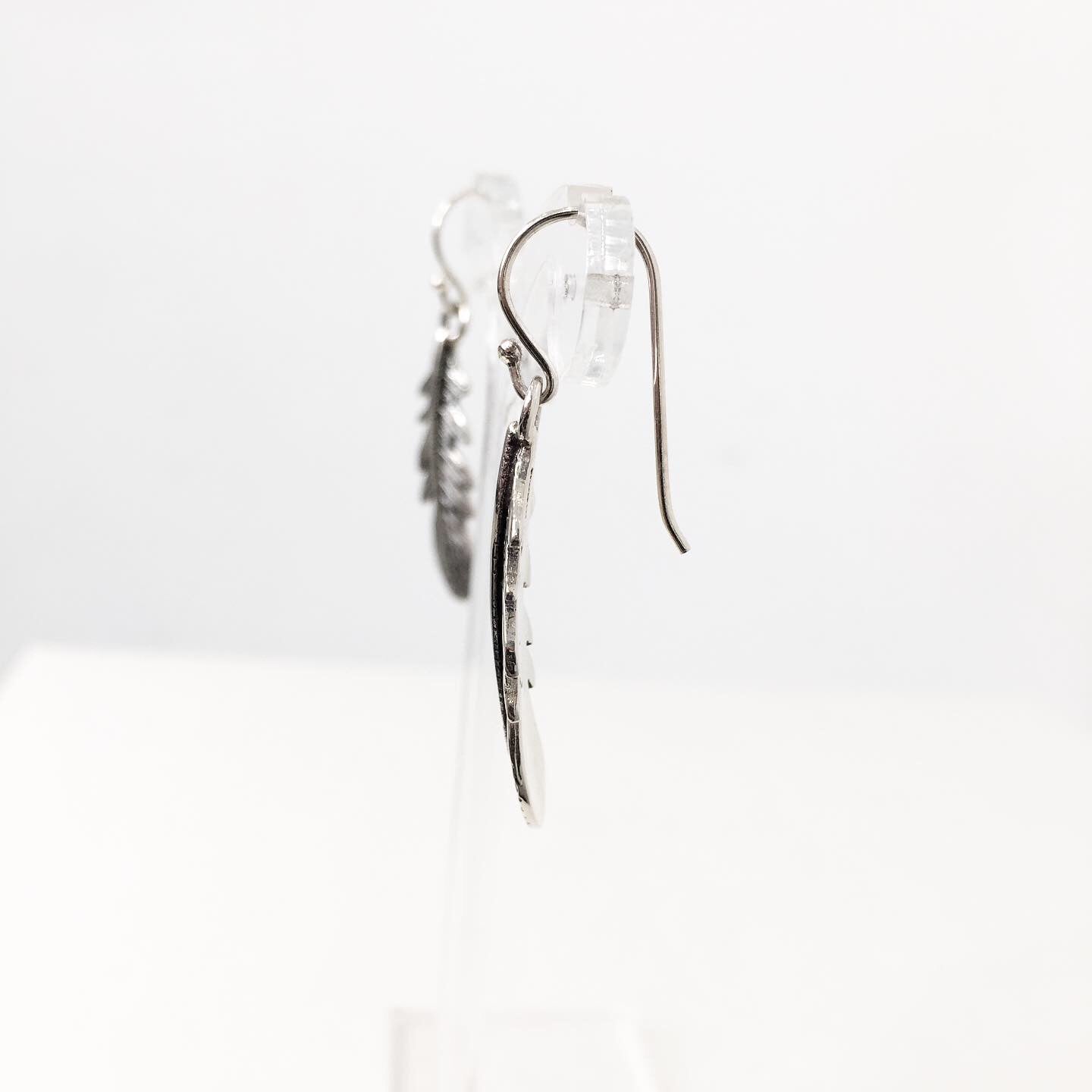 Orecchini Piuma Argento 925