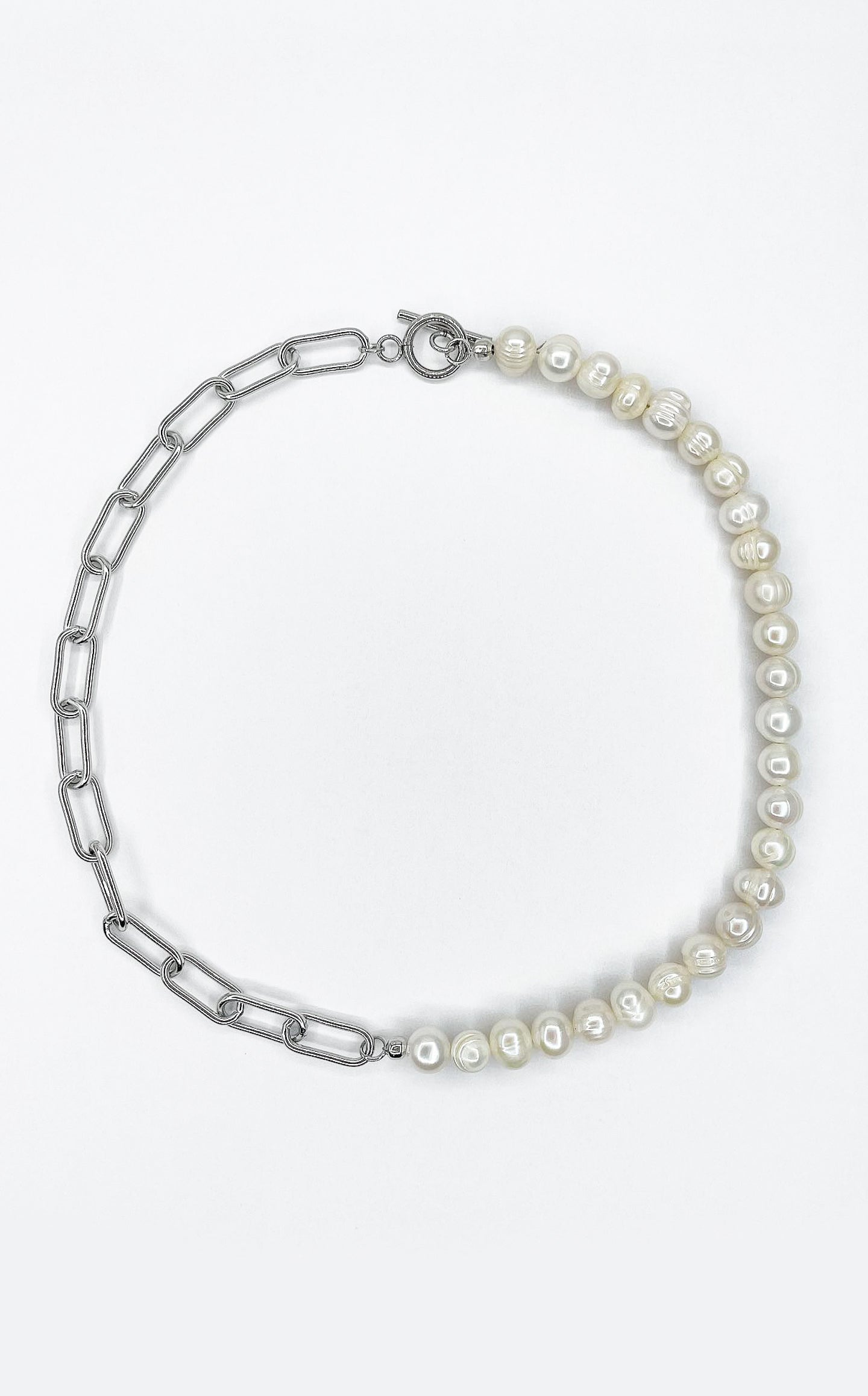 Girocollo Desire - Perle di Fiume e Acciaio Inossidabile