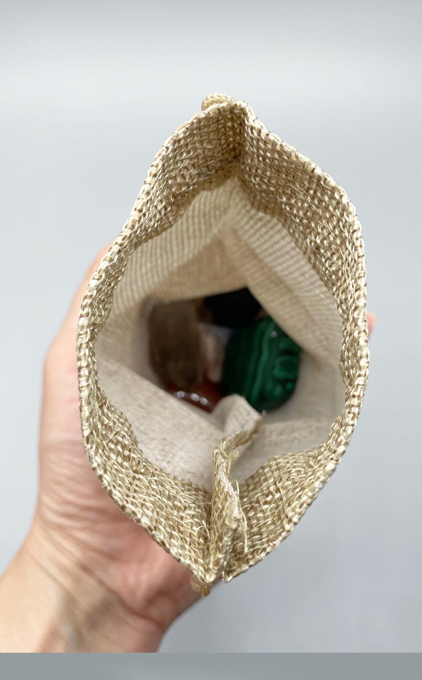 Sacchettino di Juta per Cristalli