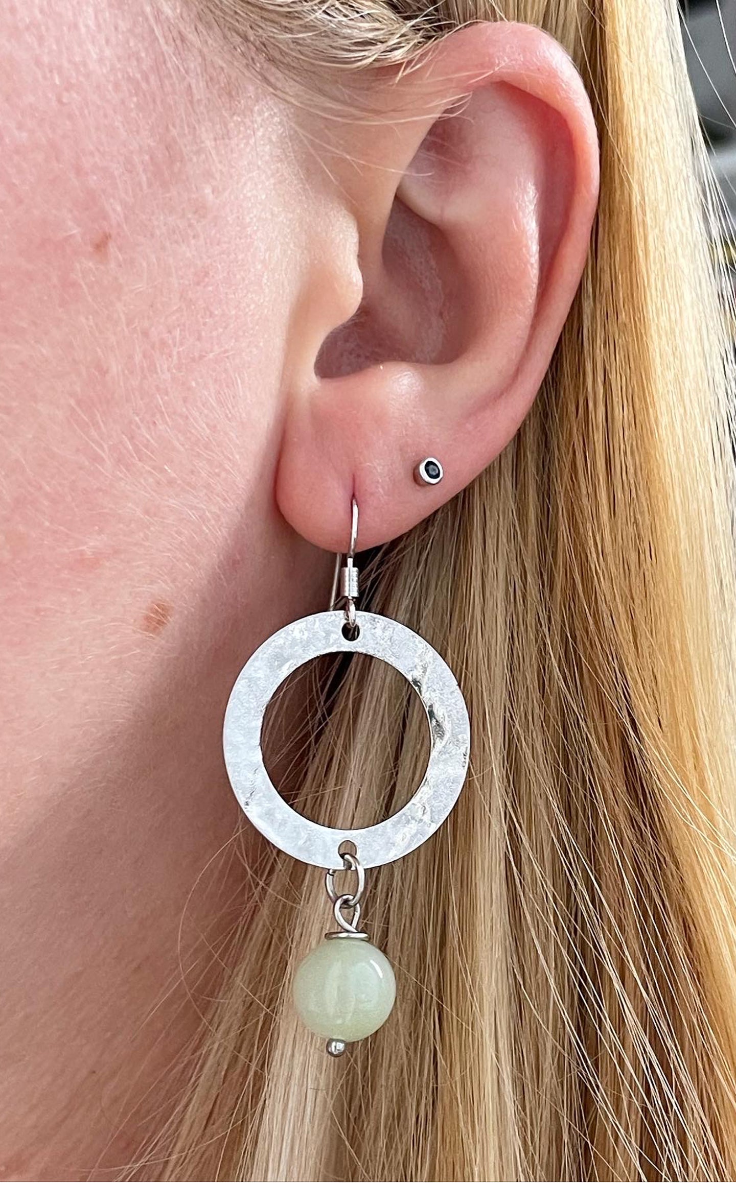 Orecchini Giada Circle