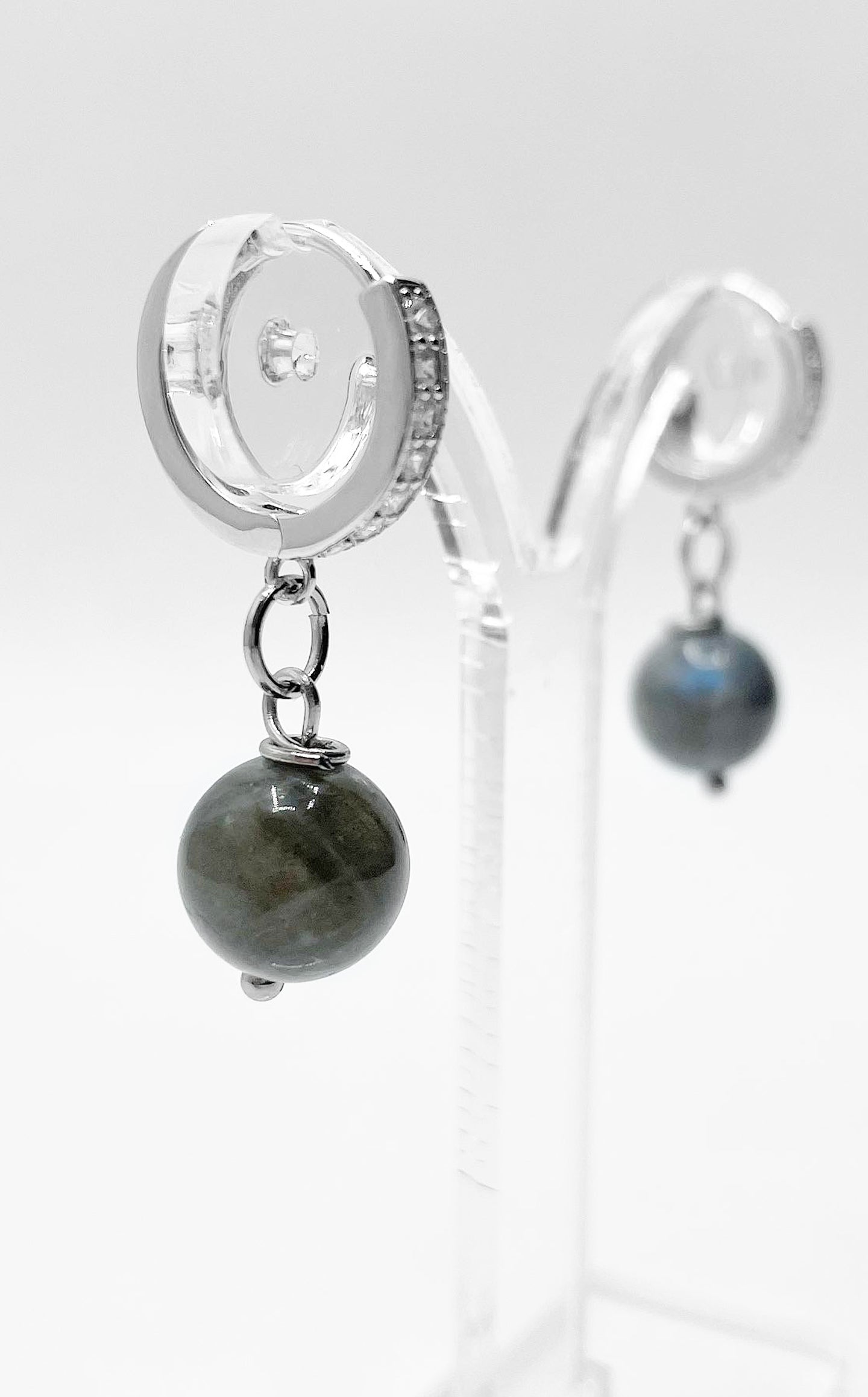 Orecchini Labradorite Sparkling Argento 925