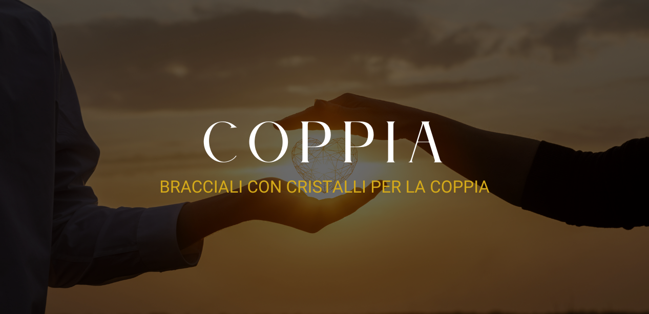 Bracciali con pietre naturali per la coppia