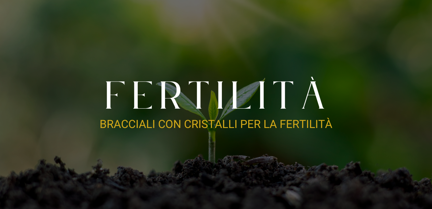 Bracciali con cristalli per la fertilità
