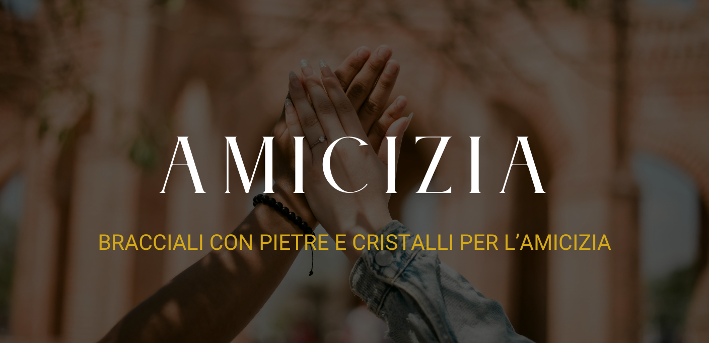 Bracciali con cristalli per l’amicizia