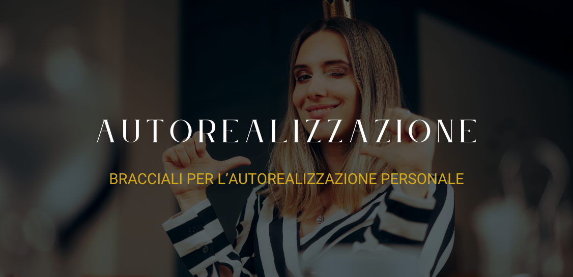 Bracciali con cristalli per l’autorealizzazione personale