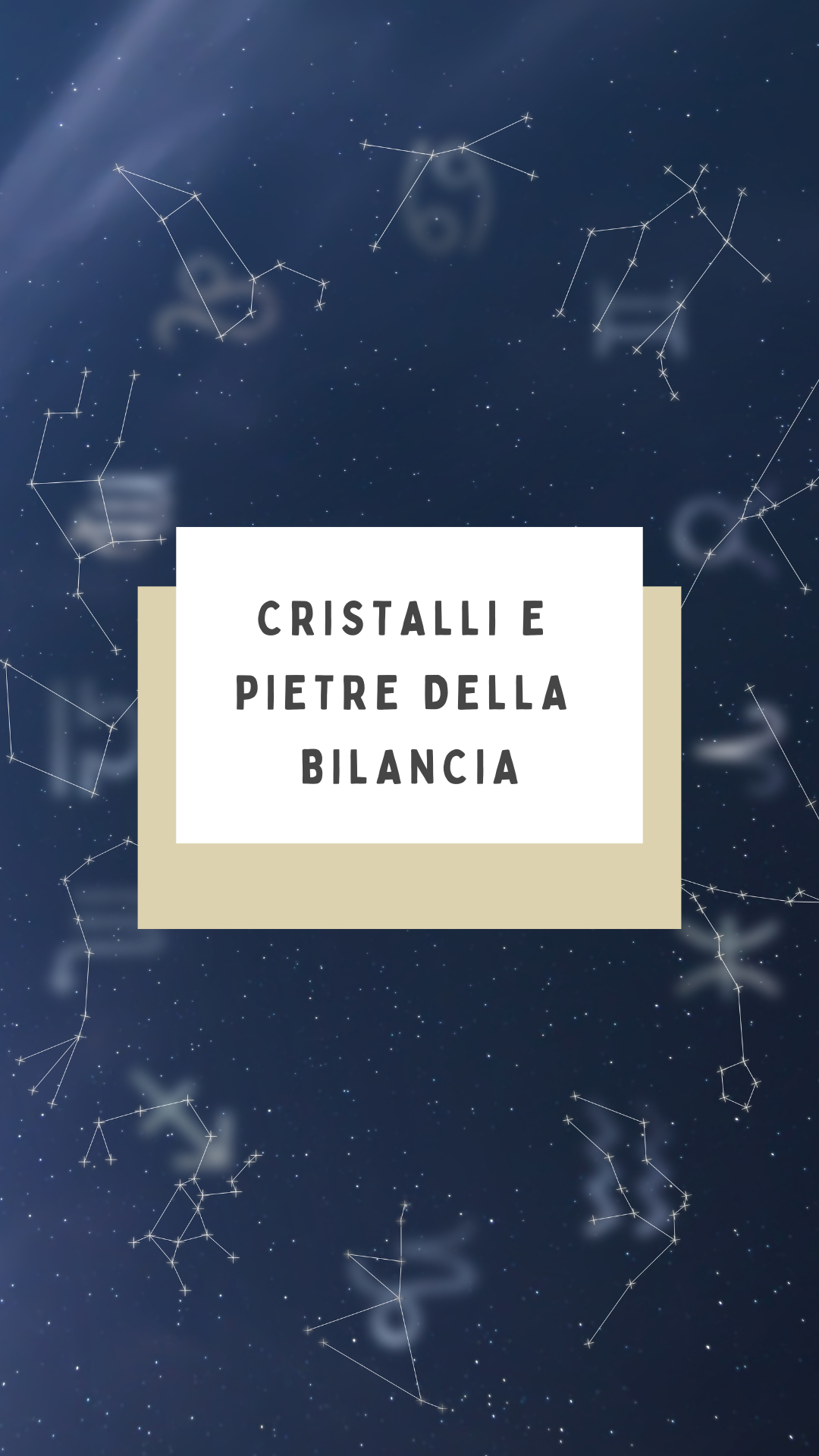 Cristalli e pietre della Bilancia
