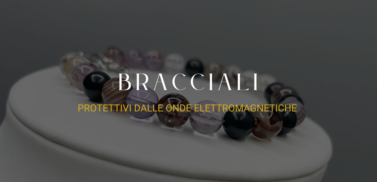 Bracciali per la protezione da onde elettromagnetiche
