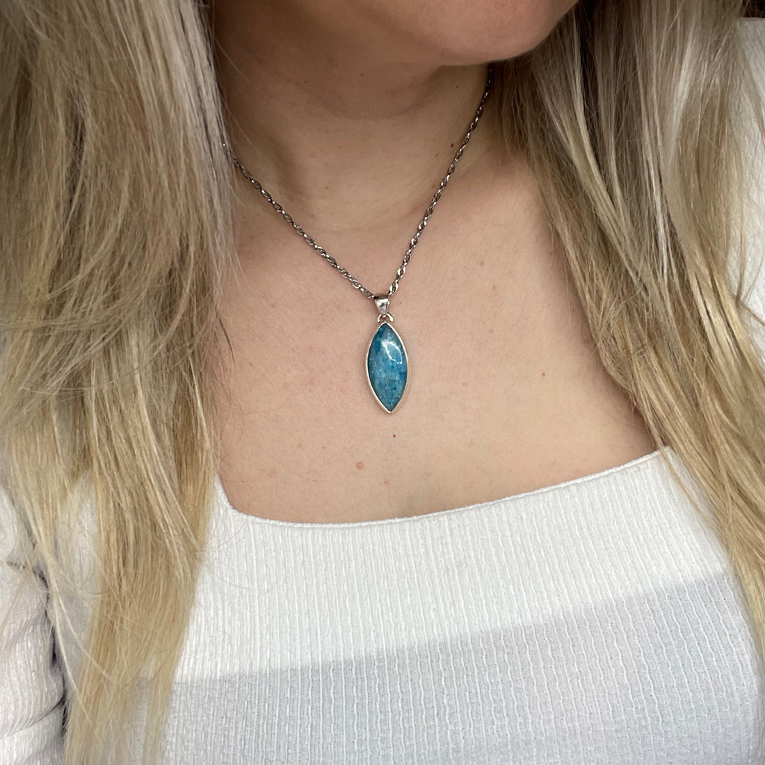 Ciondolo Apatite - Argento 925
