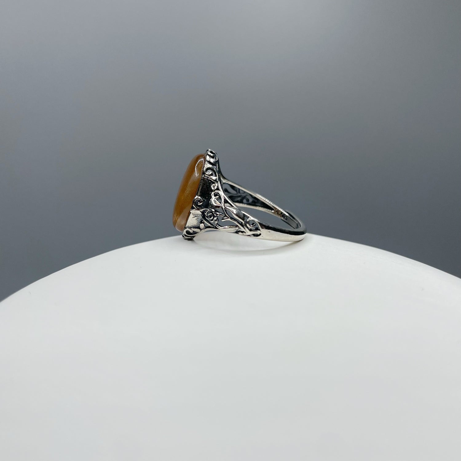 Anello Pietra del Sole e Argento 925