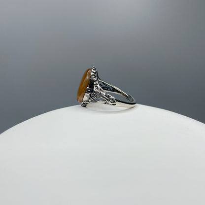 Anello Pietra del Sole e Argento 925