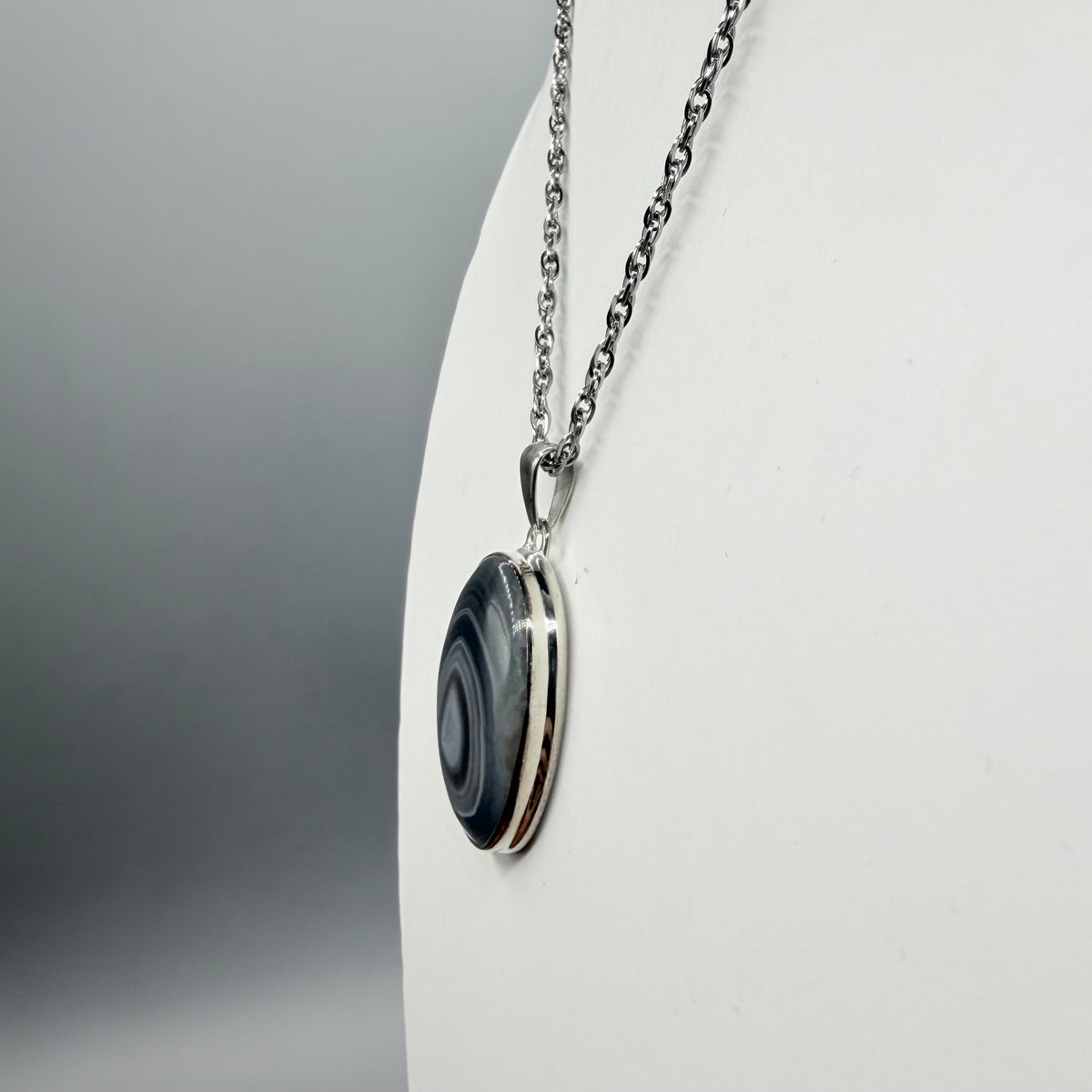 Ciondolo Occhio di Shiva Argento 925 - Ovale