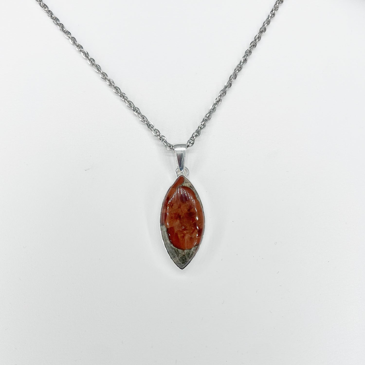 Ciondolo Ossidiana Peanut - Argento 925