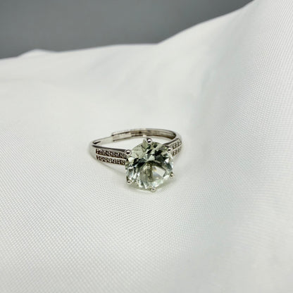 Anello Prasiolite Argento 925