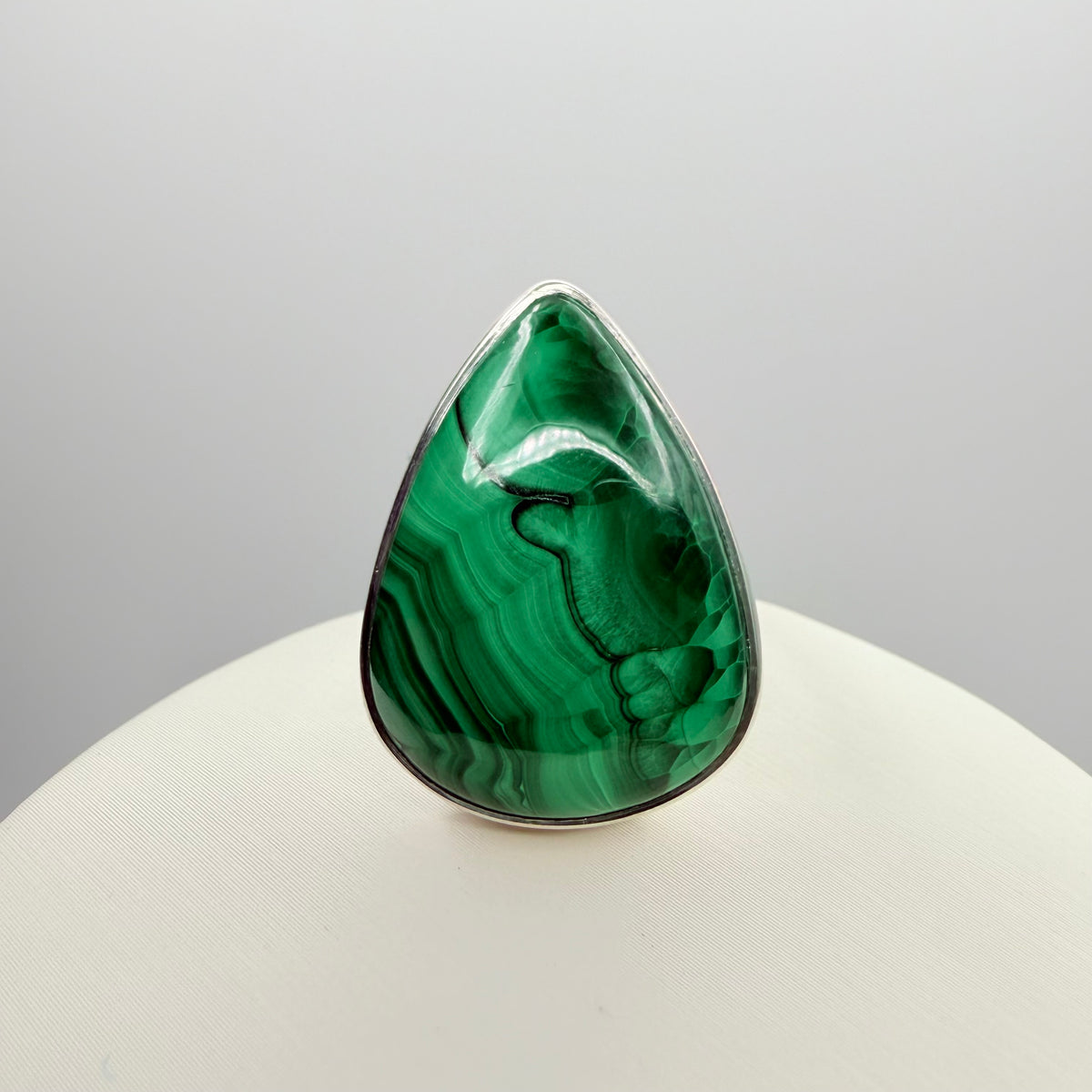 Anello Malachite Argento 925