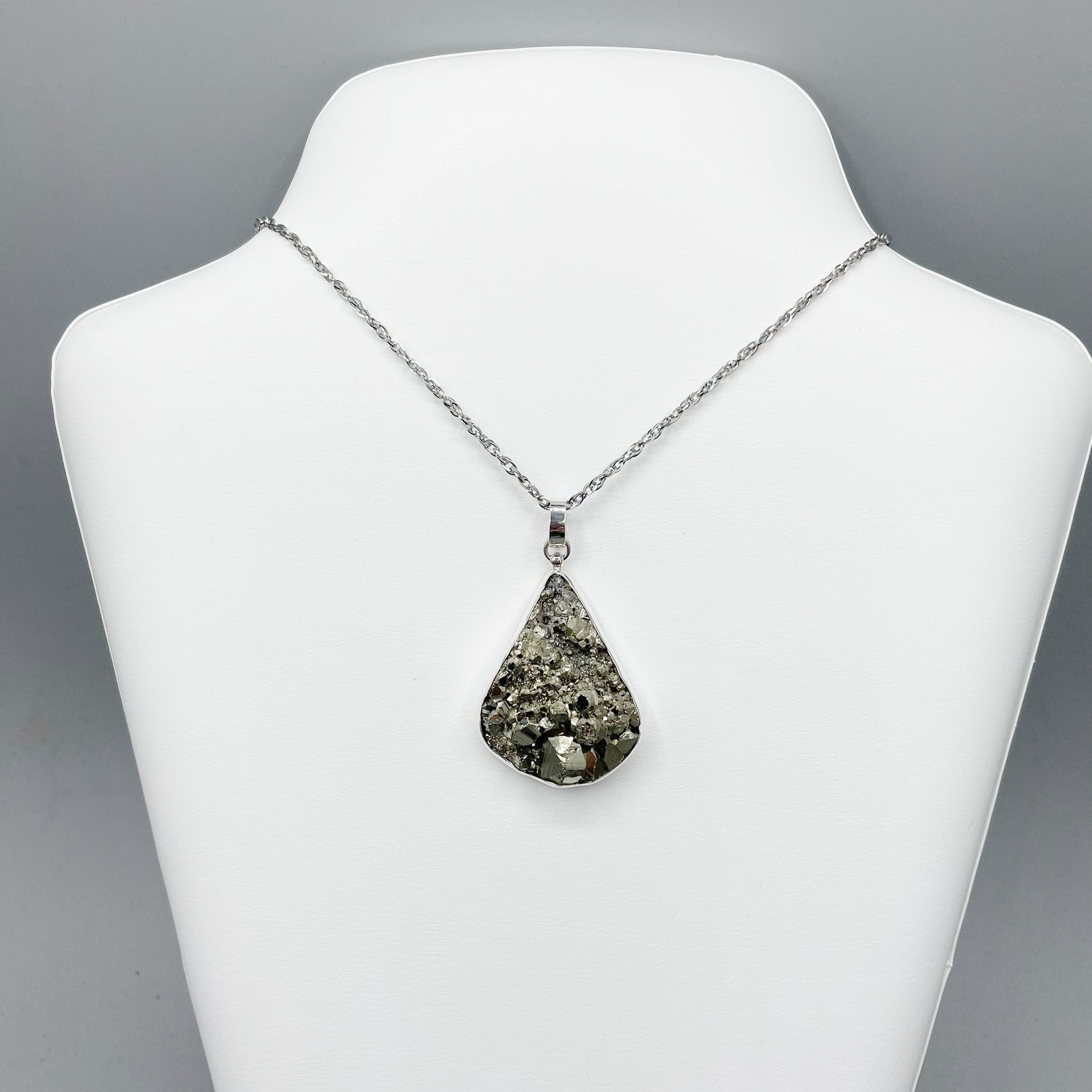 Ciondolo Pirite Grezza - Argento 925