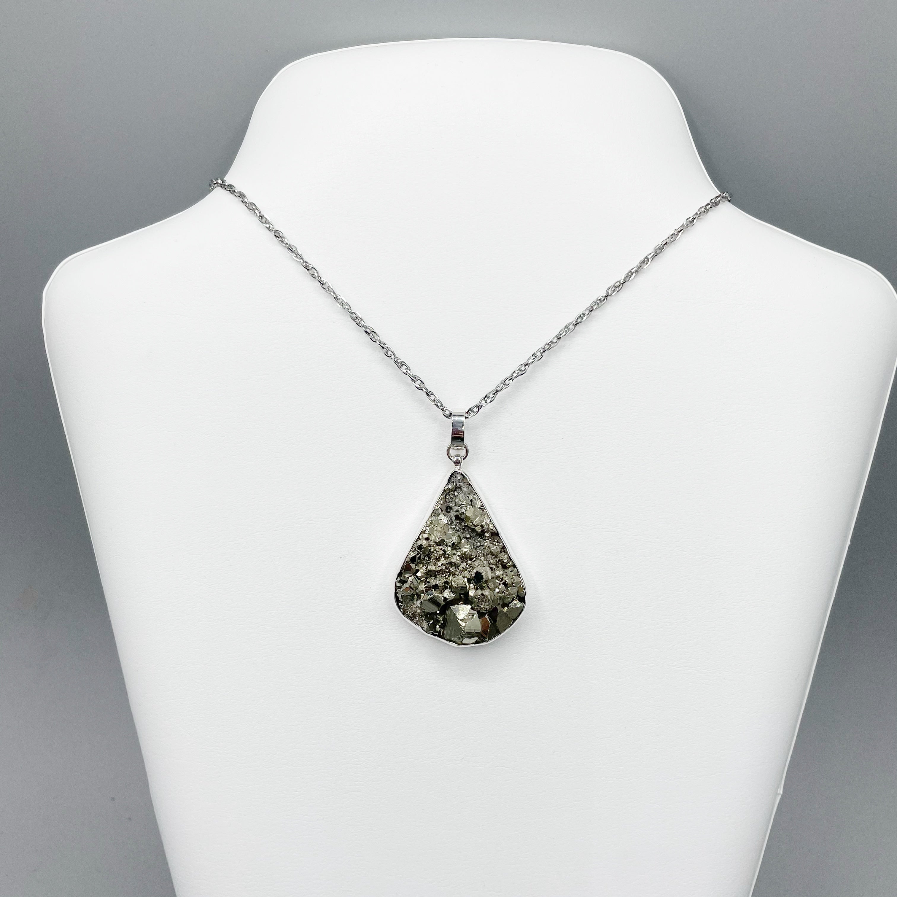 Ciondolo Pirite Grezza - Argento 925