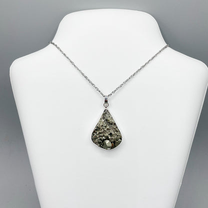 Ciondolo Pirite Grezza - Argento 925