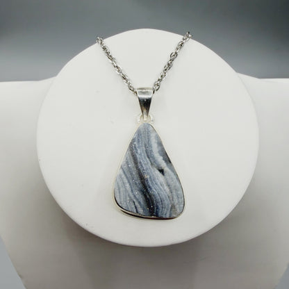 Ciondolo Desert Druzy Argento 925 - a Goccia