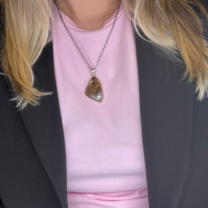 Ciondolo Bronzite - Argento 925