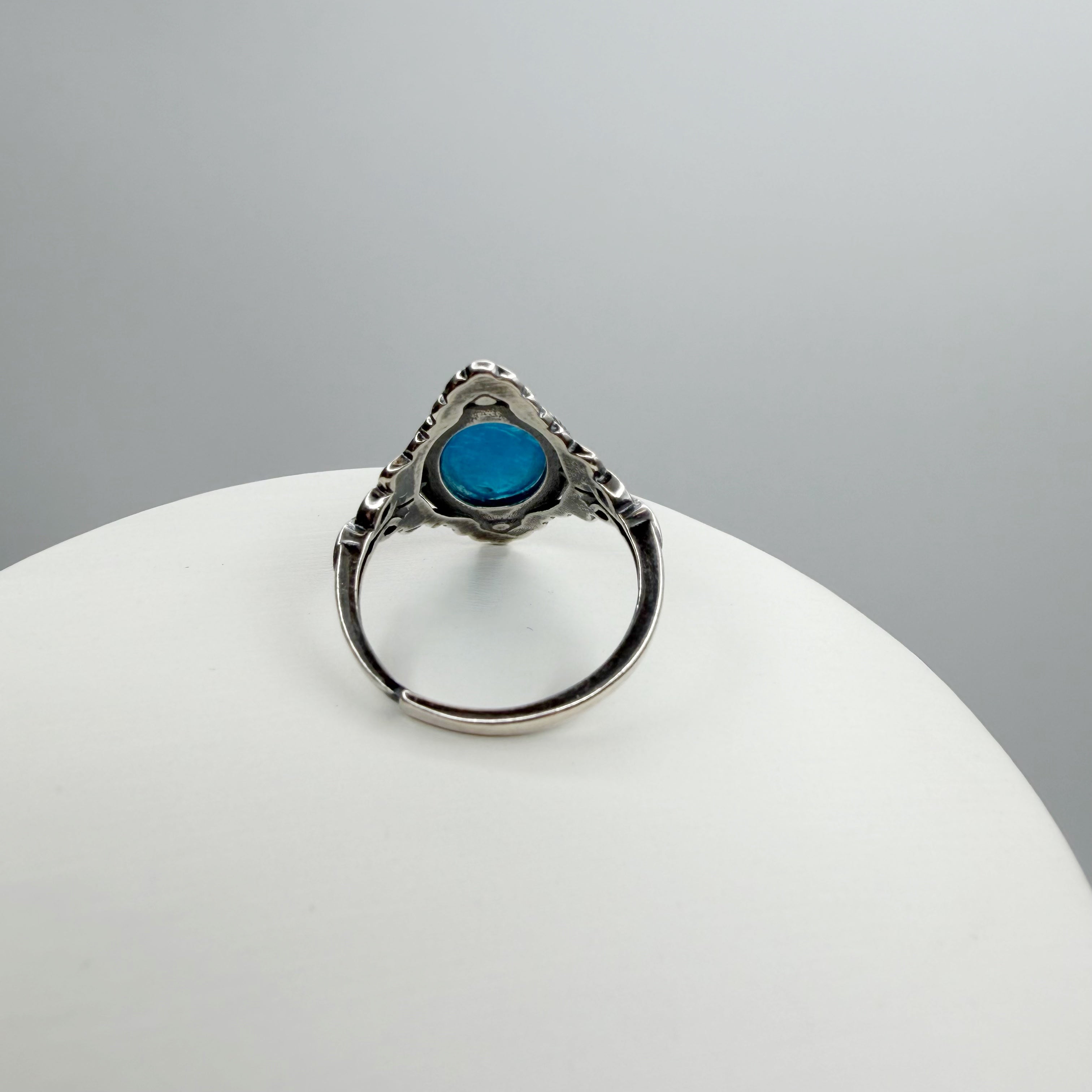 Anello Diadema Apatite e Argento 925