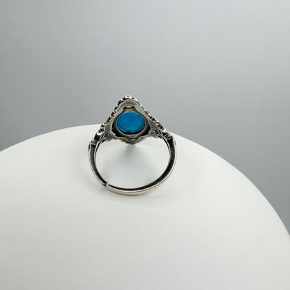 Anello Diadema Apatite e Argento 925