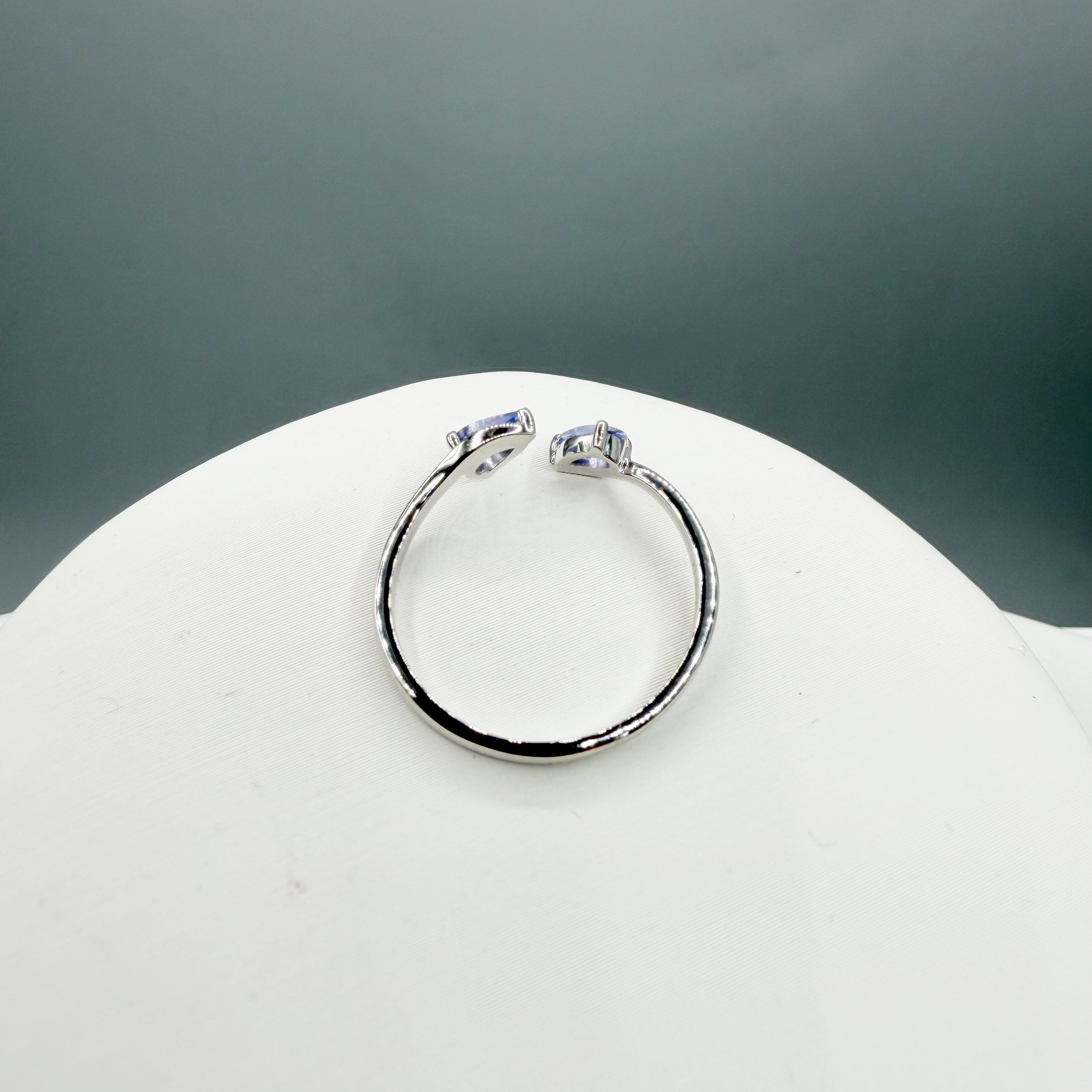 Anello Tanzanite Sfaccettata - Argento