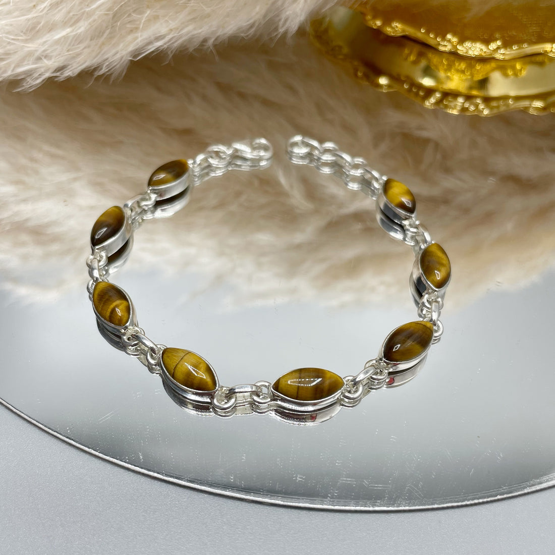 Bracciale Occhio di Tigre - Argento 925