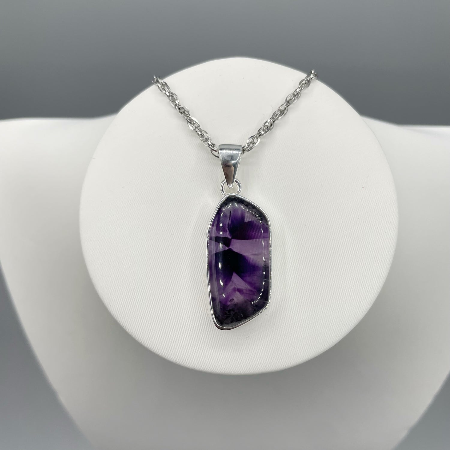 Ciondolo Auralite 23 e Ametista e Argento 925