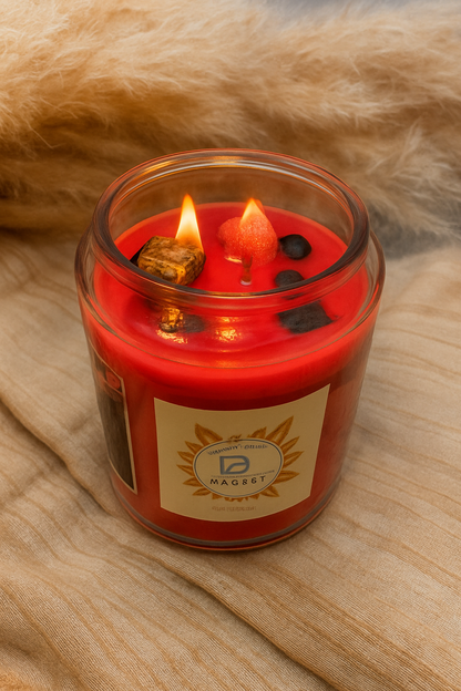 Candela con Cristalli - SERENITA&