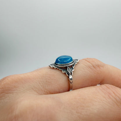 Anello Diadema Apatite e Argento 925