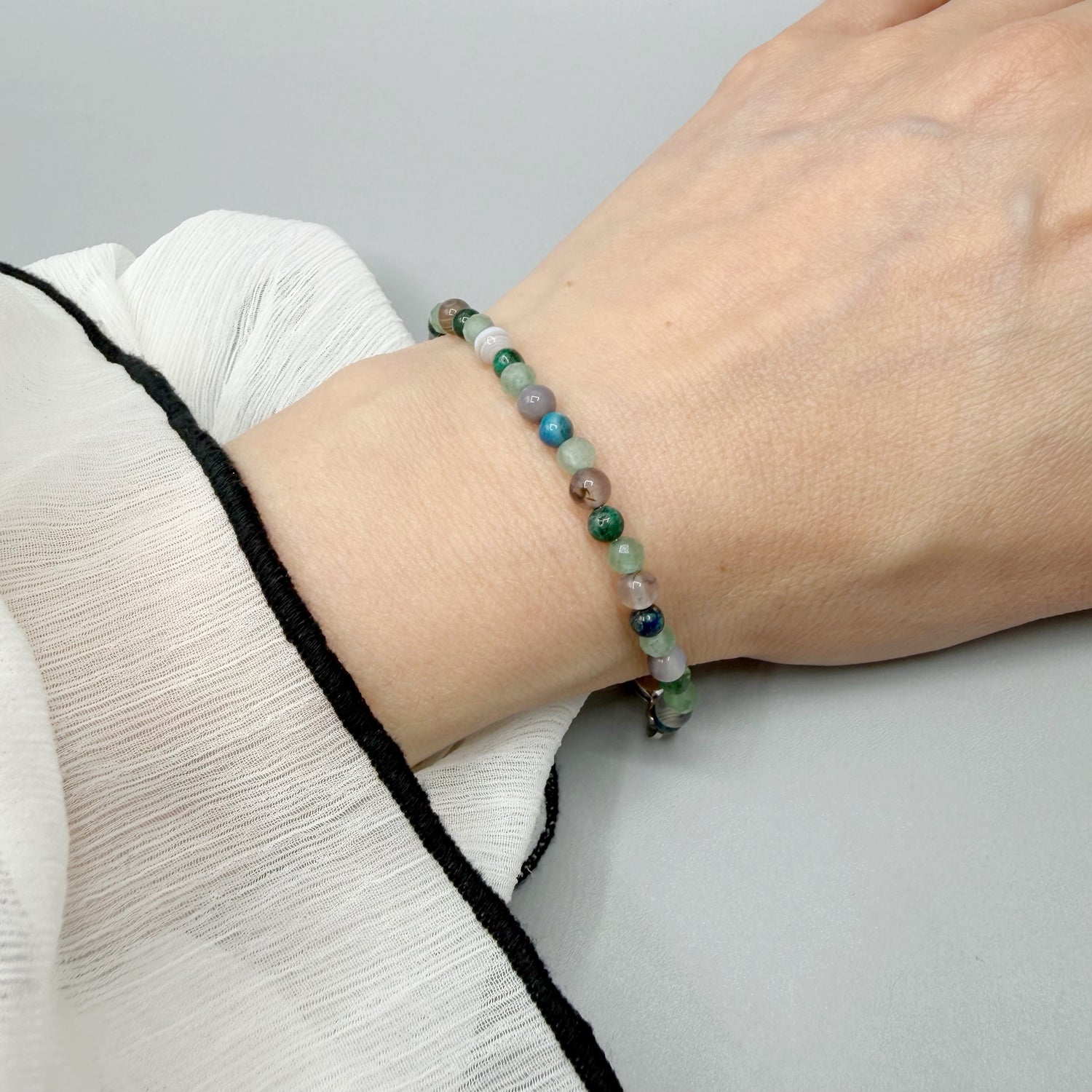Bracciale Lucky Energy - Occhio di Shiva, Avventurina, Crisocolla
