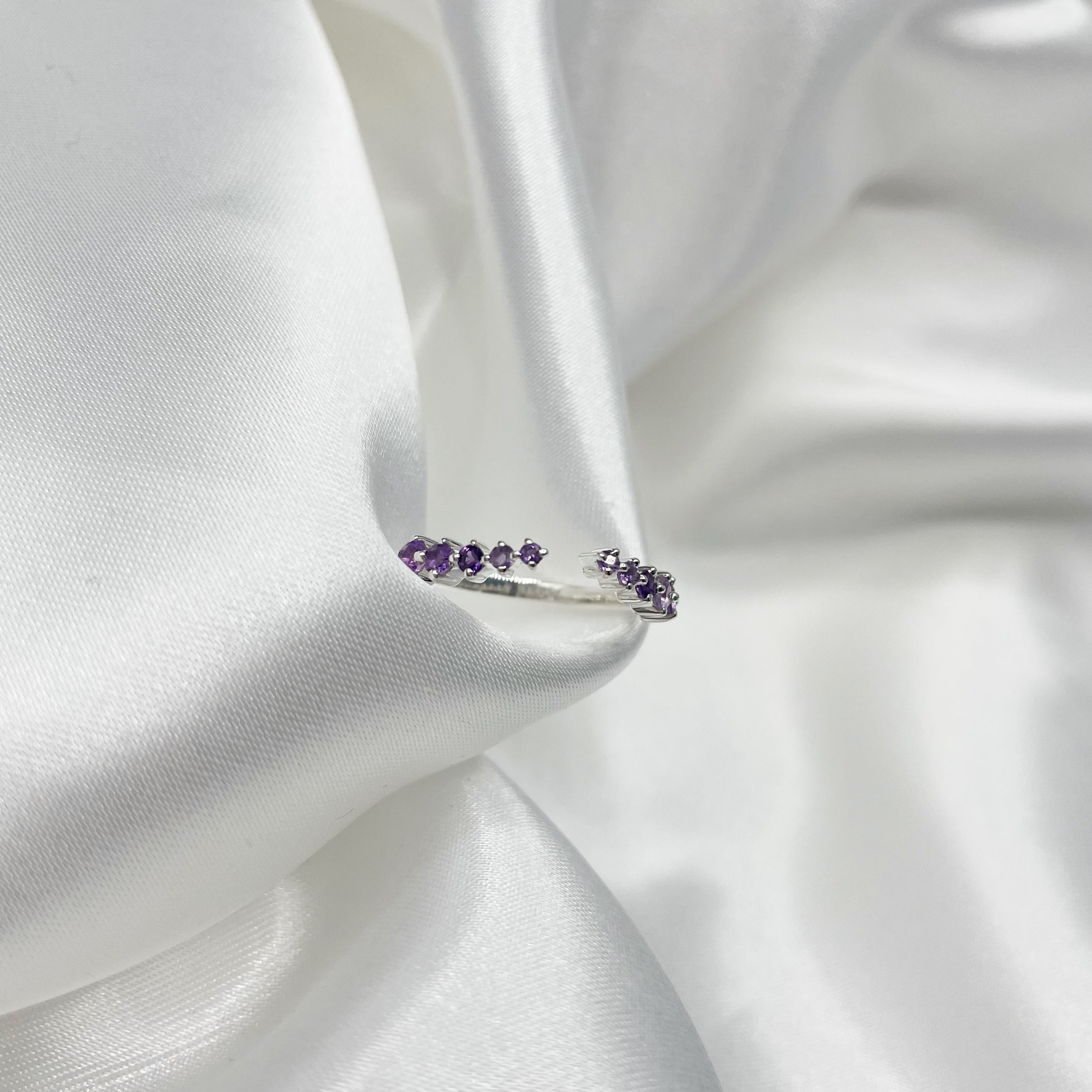 Anello Crown - Ametista e Argento 925