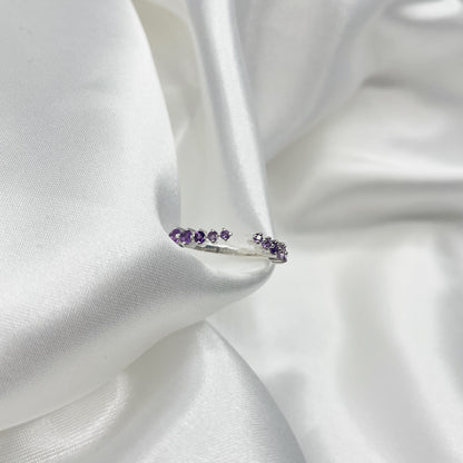 Anello Crown - Ametista e Argento 925