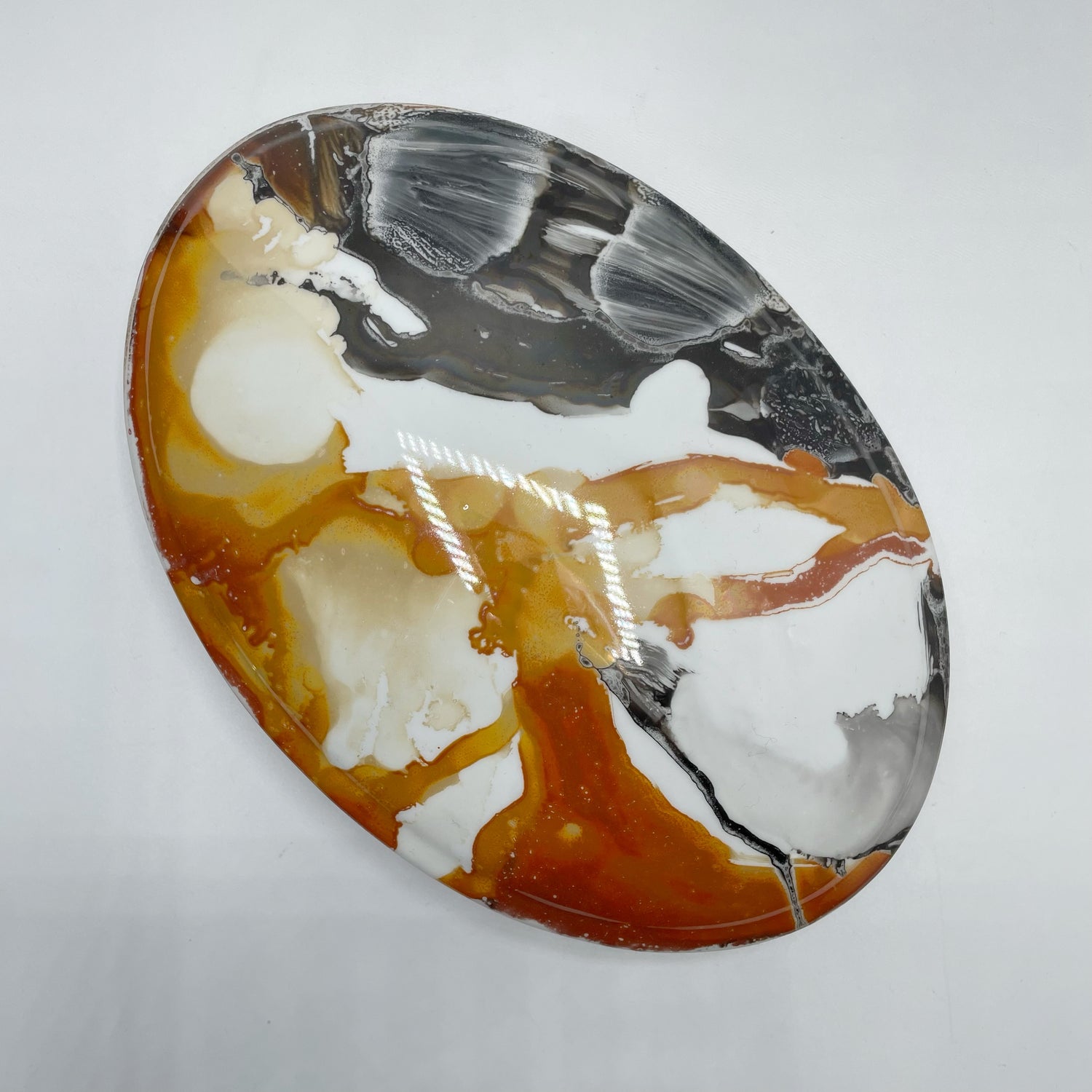 Portagioie Ovale, Porcellana dipinta a mano