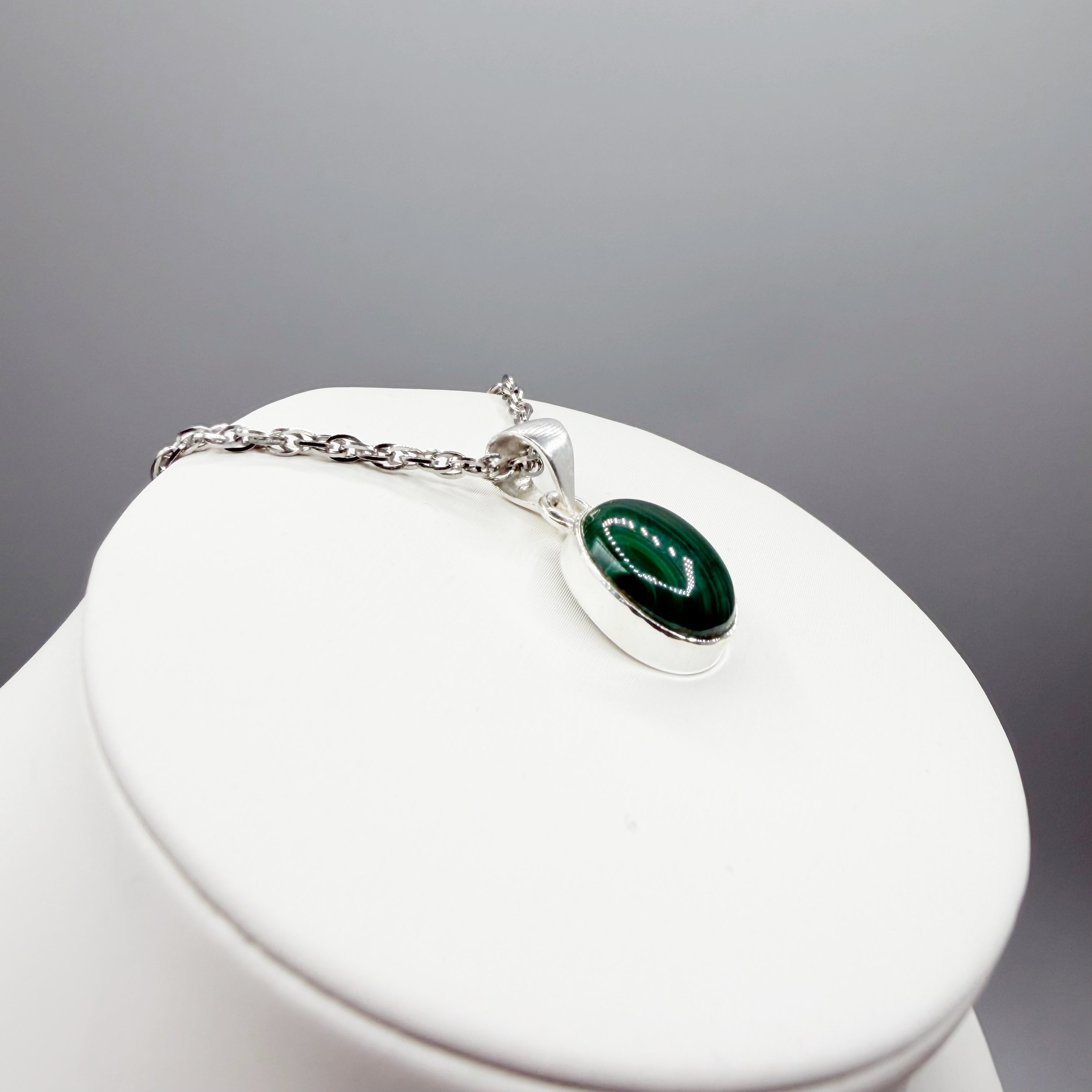 Ciondolo Malachite - Argento 925