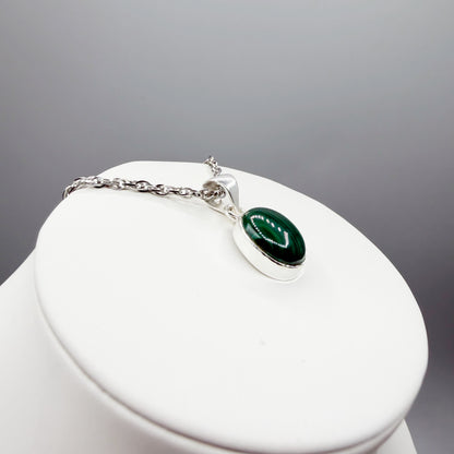 Ciondolo Malachite - Argento 925