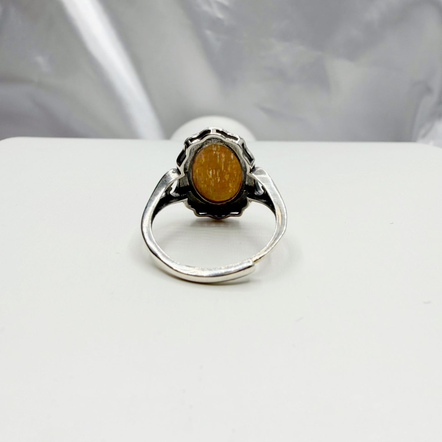 Anello Pietra del Sole e Argento 925