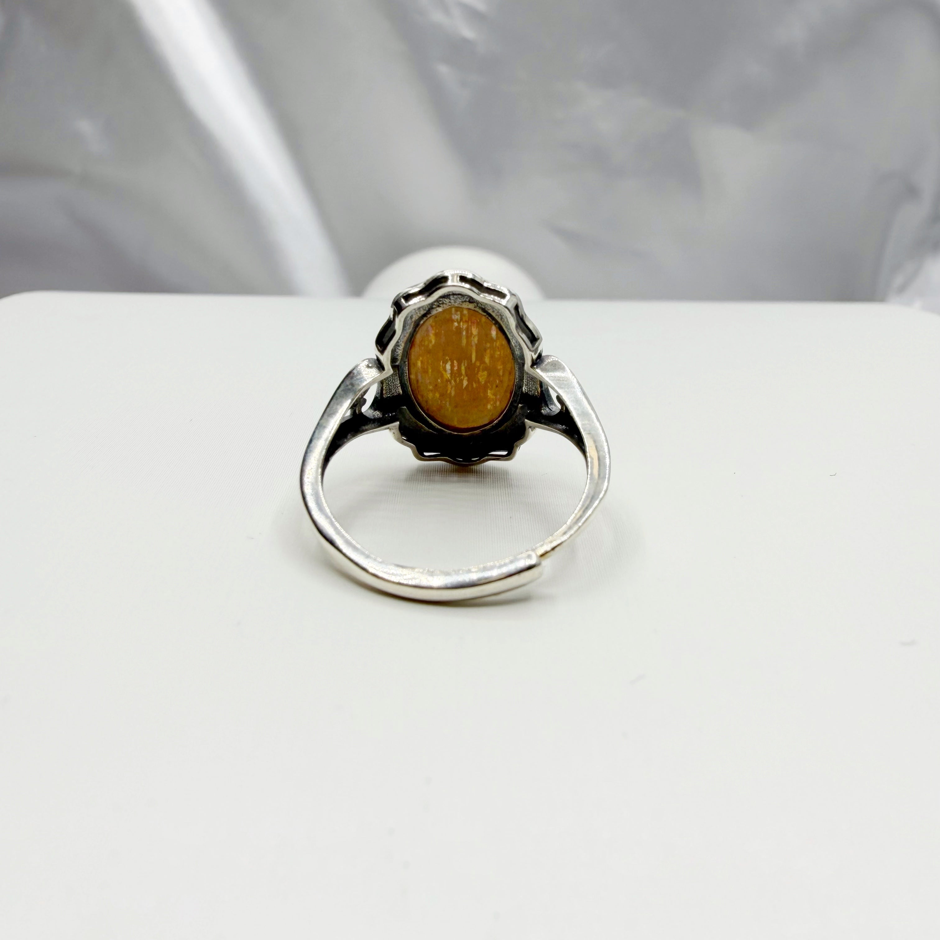 Anello Pietra del Sole e Argento 925