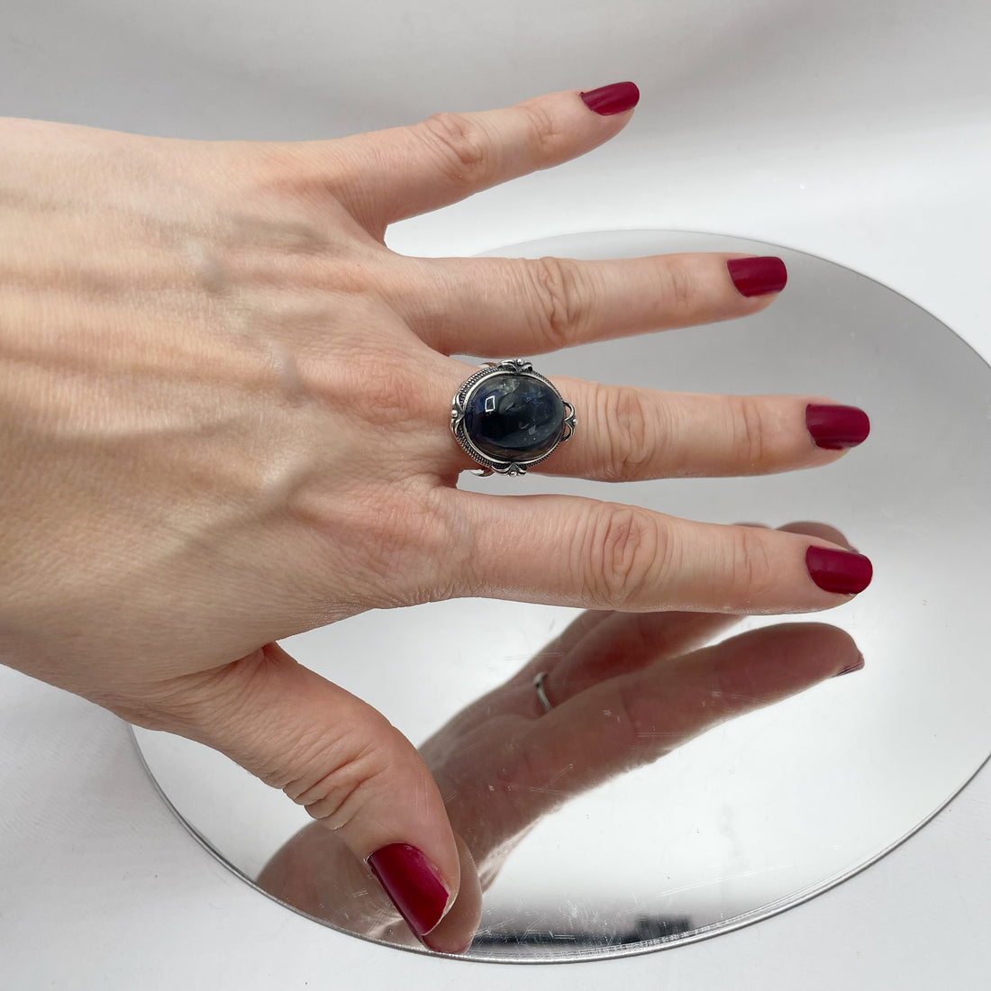 Anello Cianite - Argento 925