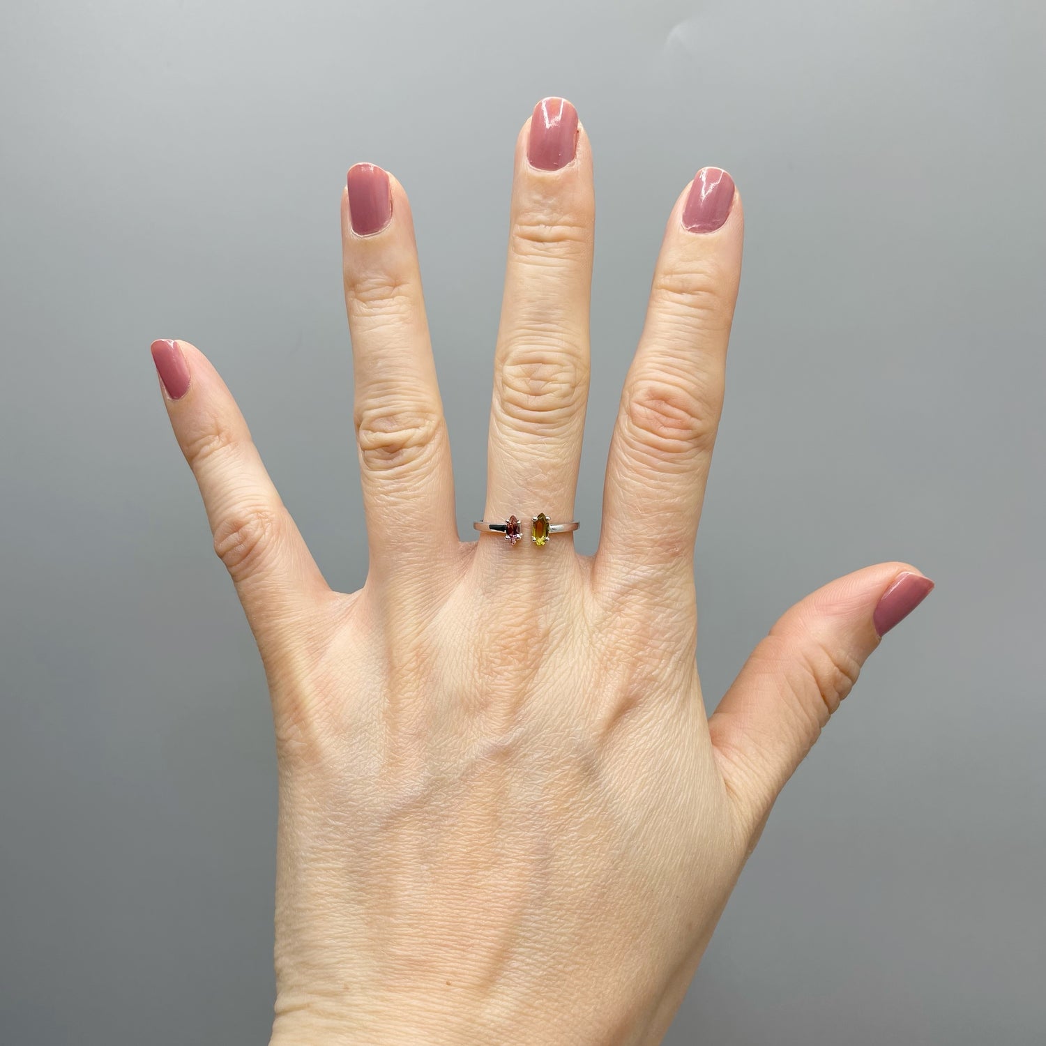 Anello Tormalina Policroma - Argento 925
