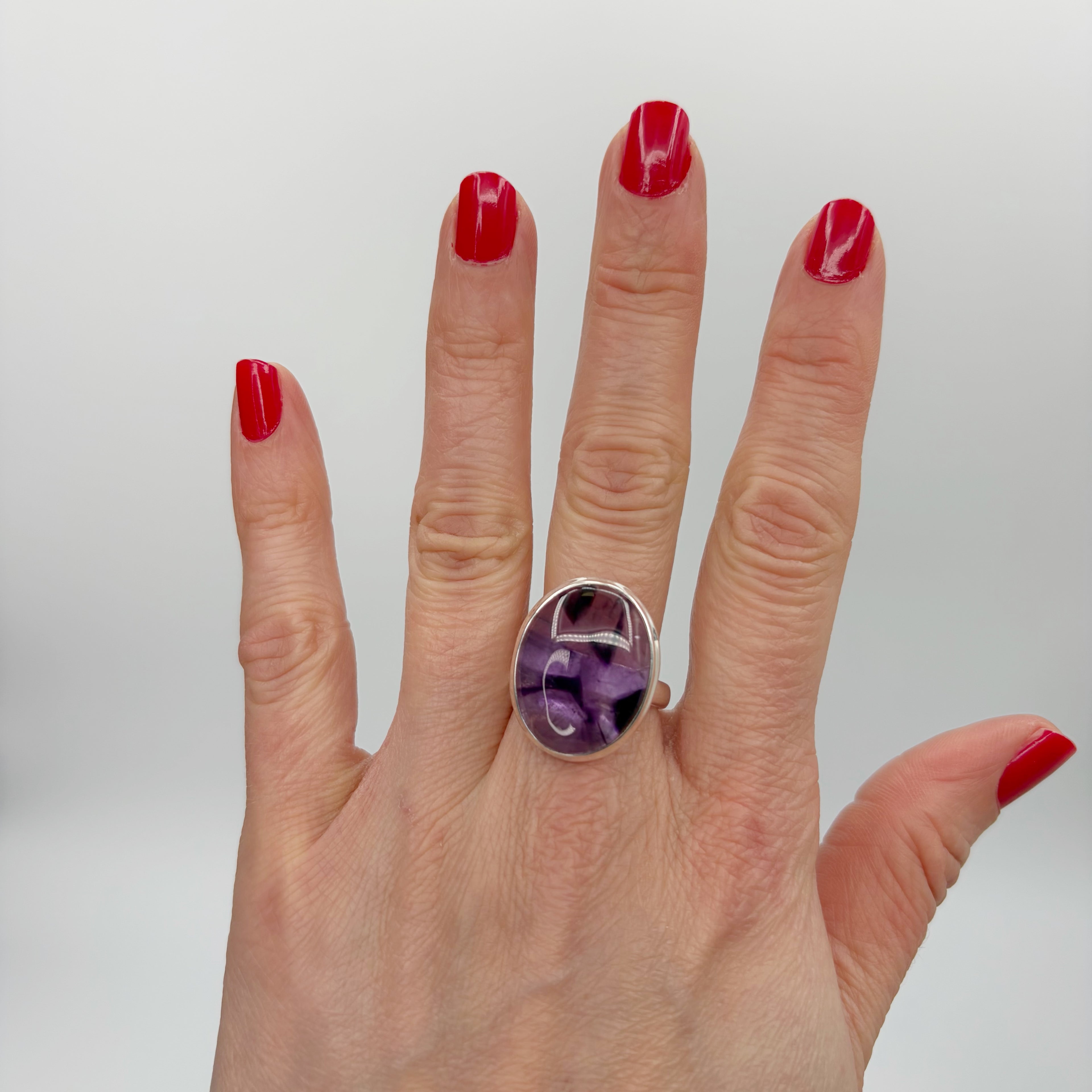 Anello Ametista Phantom - Argento 925