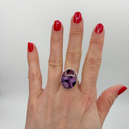 Anello Ametista Phantom - Argento 925