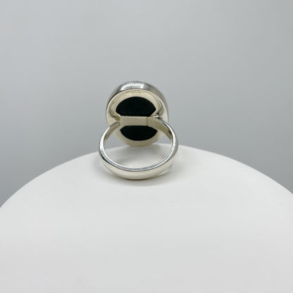 Anello Iperstene Ovale - Argento 925